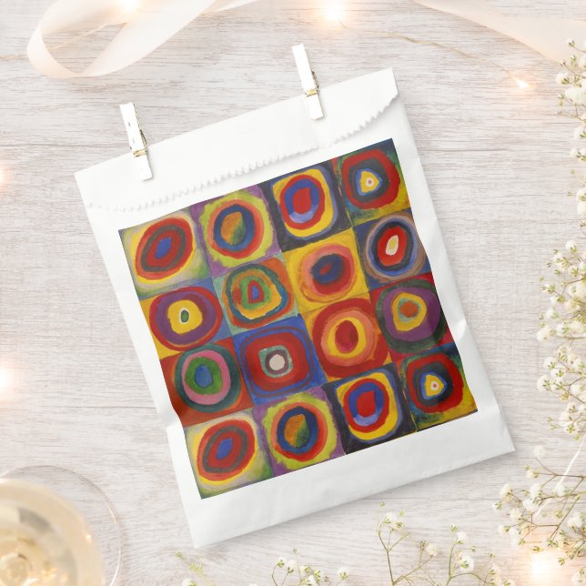 Sachets En Papier Kandinsky Farbstudie Quadrate Colourful Squares (Coupé)