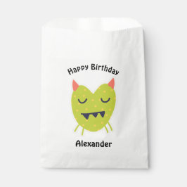 Sachets En Papier Kawaii Monster Anniversaire Favoriser Sac