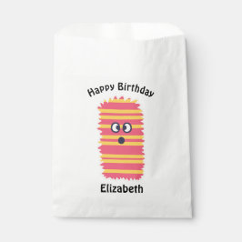 Sachets En Papier Kawaii Monster Anniversaire Treat Bag