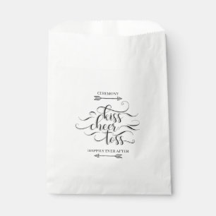 Sachets En Papier Kiss Cheer Toss - Mariage Aisle Exit Petal Thon
