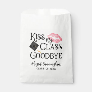 Sachets En Papier Kiss My Class Goodbye Funny Gradualize