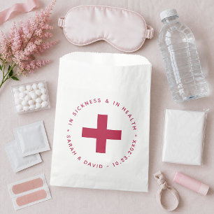 Sachets En Papier Kit de Gueule de Bois Magenta Dans la maladie et d