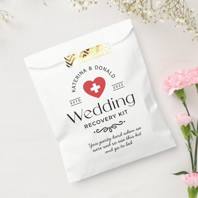 Sachets En Papier Kit de récupération de basculement mariage (Scellé)