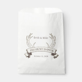 Sachets En Papier "La chasse est finie" Mariage rustique personnalis
