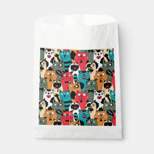 Sachets En Papier La Crowd of cats