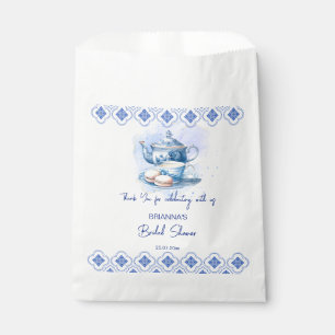 Sachets En Papier La fête du thé de la douche nuptiale privilégie le