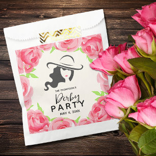 Sachets En Papier La grande Casquette Rose Derby