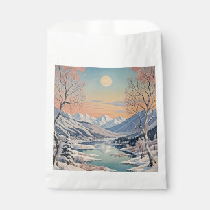Sachets En Papier La tranquillité d'hiver