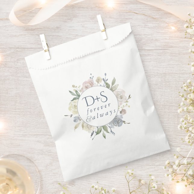 Sachets En Papier Lac Misty | Dusty Floral Toujours pour toujours Mo (Coupé)