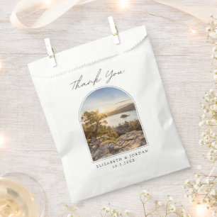 Sachets En Papier Lac Tahoe Photo Wedding Favor Merci