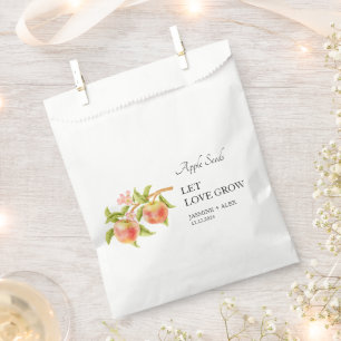 Sachets En Papier Laisser grandir l'amour Sac Favour Mariage De Se