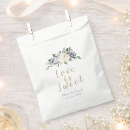 Sachets En Papier L'amour est doux Blooming botanique poussiéreux bl