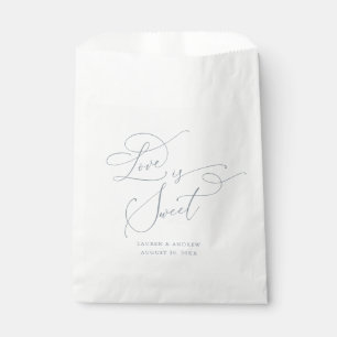 Sachets En Papier L'amour est doux Elegant Dusty Mariage