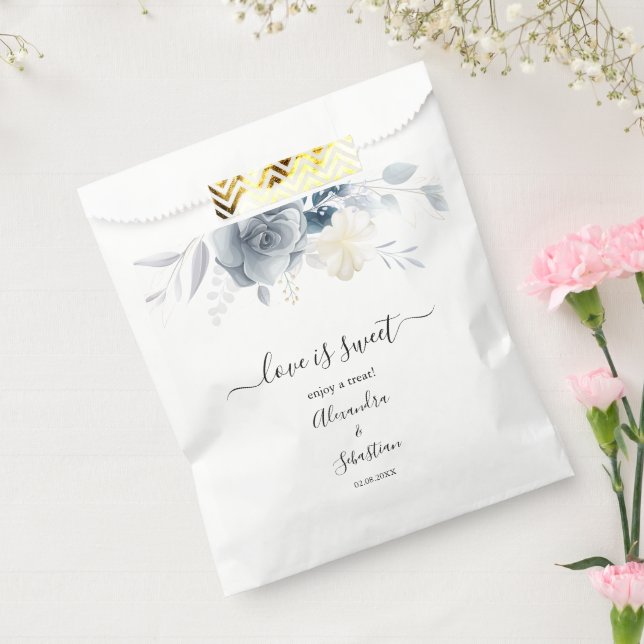 Sachets En Papier L'amour est doux Floral Mariage Sweet Treat (Scellé)