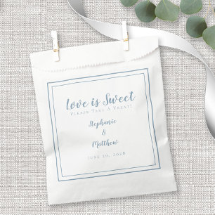 Sachets En Papier L'Amour Est Doux S'Il Vous Plaît Prendre Treat Dus