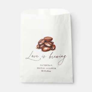 Sachets En Papier L'amour est en train de préparer la douche de mari
