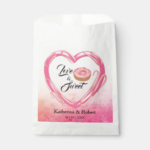 Sachets En Papier L'amour est un coeur doux   MARIAGE