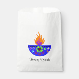 Sachets En Papier Lampe colorée Diya de Diwali
