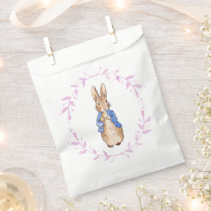 Sachets En Papier Lapin classique en veste bleue