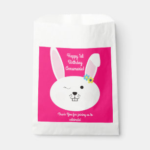 Sachets En Papier Lapin Lapin Pâques Printemps fête d'anniversaire