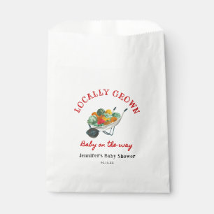 Sachets En Papier Le Baby shower des fermiers cultivés localement