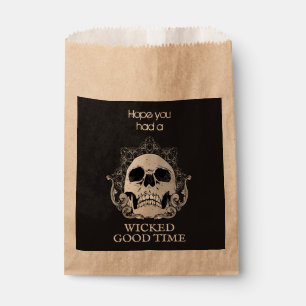 Sachets En Papier Le bon temps Wicked Halloween Crâne traitement