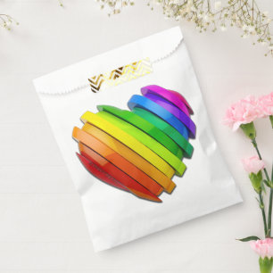 Sachets En Papier Le cœur sculptural tridimensionnel de SlipperyJoe