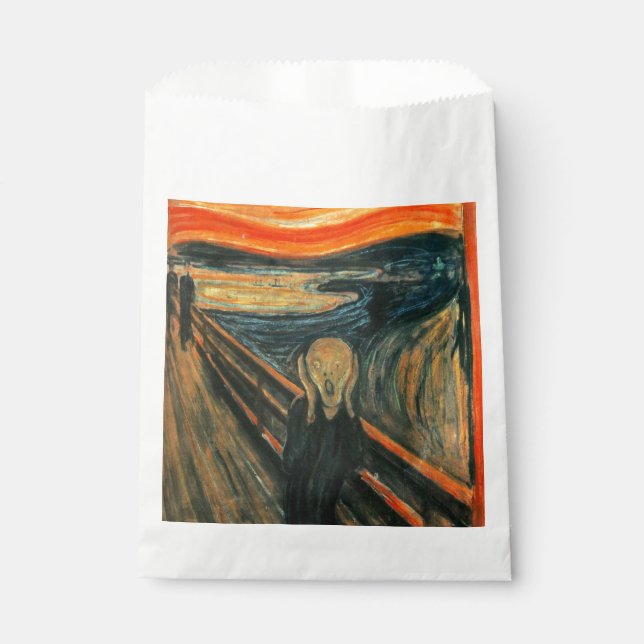 Sachets En Papier Le cri Edvard Munch Art Expressionniste Moderne (Devant)