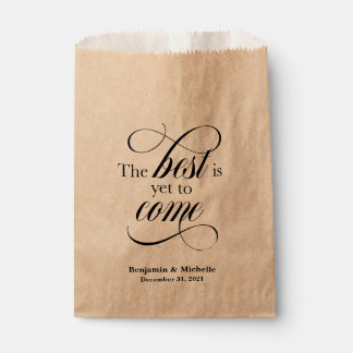 Sachets En Papier Le meilleur est encore à venir Favoriser le sac