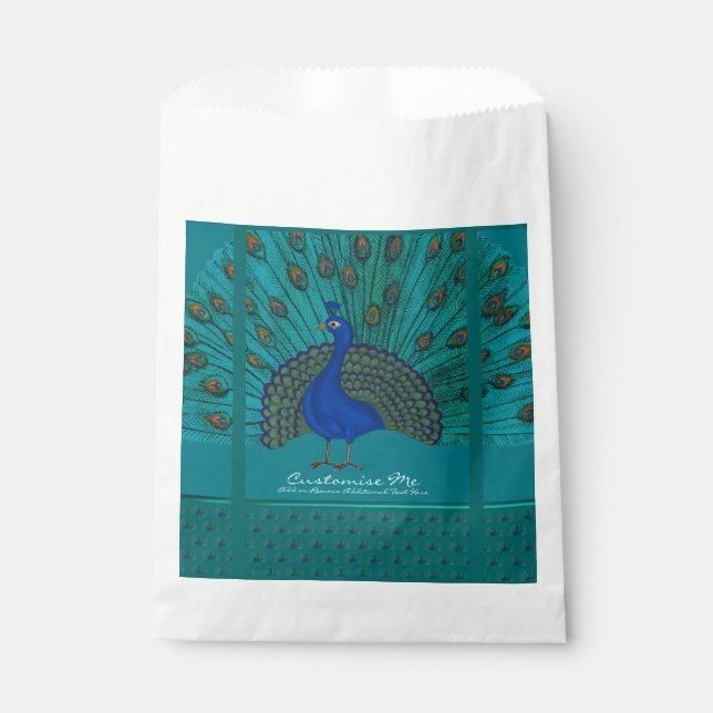Sachets En Papier Le paon (Devant)