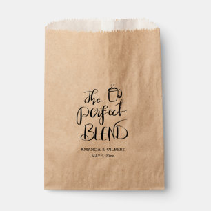 Sachets En Papier Le parfait mélange de calligraphie Script mariage 