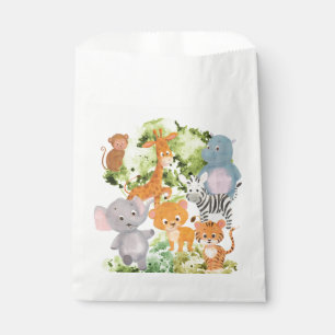 Sachets En Papier Le zoo : collection d'animaux sauvages mignons