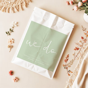 Sachets En Papier LEAH Vert pastel vibrant Printemps On fait Mariage