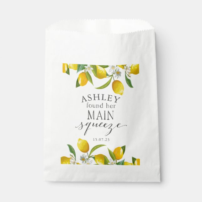Sachets En Papier Lemon, elle a trouvé son pressoir principal (Devant)
