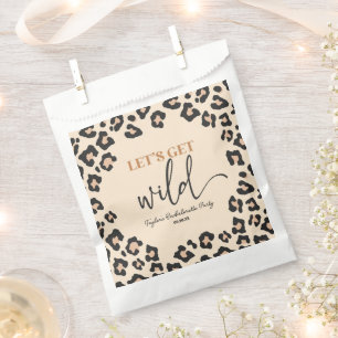 Sachets En Papier Leopard Cheetah Wild Bachelorette Week-end
