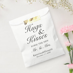 Sachets En Papier Les câlins et les baisers Mariage Favoriser les sa