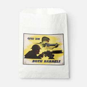 Sachets En Papier Les deux fûts, militaire et industriel, effort de