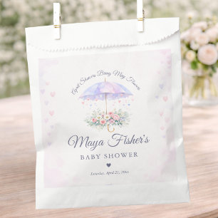 Sachets En Papier Les Pluies d'Avril Amènent les Fleurs de Mai Baby 