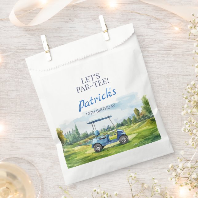 Sachets En Papier Let's Par-Tee Golf Any Age Birthday (Coupé)