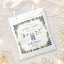 Linge de bébé sucré aux myrtilles Baby Shower