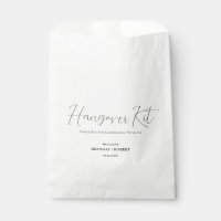 Linge noir Kit de récupération simple de hangover
