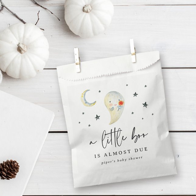 Sachets En Papier Little Boo Halloween Baby Shower (Créateur téléchargé)