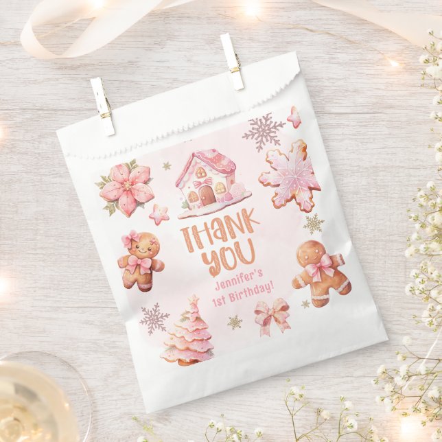 Sachets En Papier Little Cookie Christmas Birthday Thank you (Coupé)