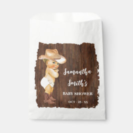 Sachets En Papier Little Cowboy Western Baby shower Party