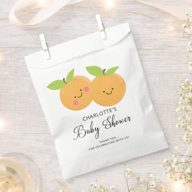 Sachets En Papier Little Cuties C'est Twins Favor Bag (Coupé)