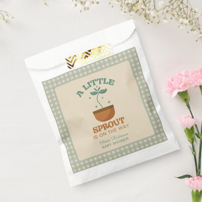 Sachets En Papier Little Sprouts Garden Party Baby shower (Scellé)