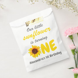 Sachets En Papier Little Sunflower 1er anniversaire