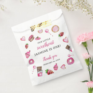 Sachets En Papier Little Sweetheart 1er anniversaire Anniversaire Sa