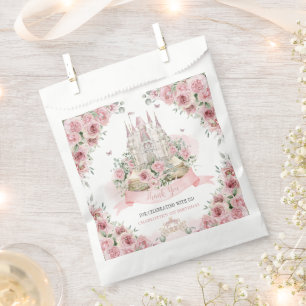 Sachets En Papier Livre d'histoire du Château Princess de rose pâle