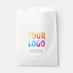 Sachets En Papier Logo de l'entreprise personnalisée Cadeau promotio